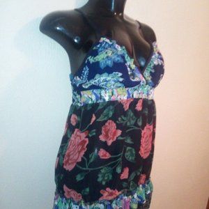 American Rag Flowered Blouse Size Medium